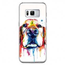 Etui na telefon Samsung Galaxy S8 - pies labrador watercolor.
