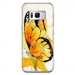 Etui na telefon Samsung Galaxy S8 - motyl watercolor.