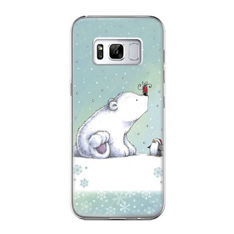 Etui na telefon Samsung Galaxy S8 - polarne zwierzaki.