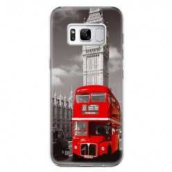 Etui na telefon Samsung Galaxy S8 - czerwony autobus.