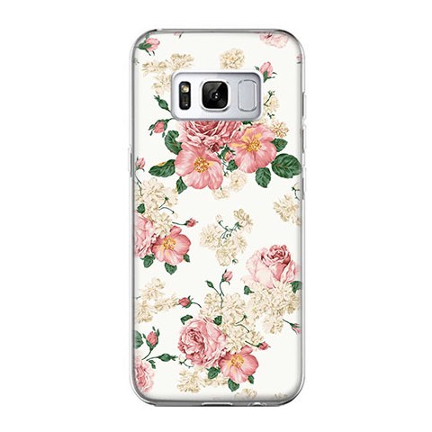 Etui na telefon Samsung Galaxy S8 - kolorowe polne kwiaty.