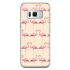 Etui na telefon Samsung Galaxy S8 Plus - różowe flamingi.