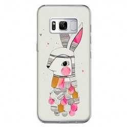 Etui na telefon Samsung Galaxy S8 Plus - kolorowy królik.