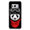 Etui na telefon Samsung Galaxy S8 Plus - panda w czapce.