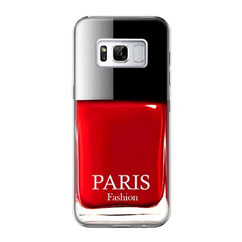 Etui na telefon Samsung Galaxy S8 Plus - czerwony lakier do paznokci.