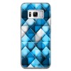 Etui na telefon Samsung Galaxy S8 Plus - niebieskie rąby.