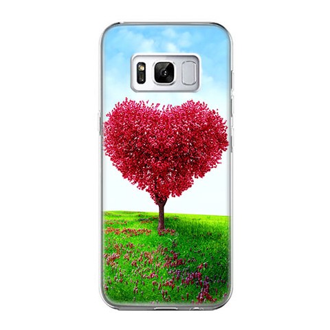 Etui na telefon Samsung Galaxy S8 Plus - serce z drzewa.