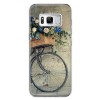 Etui na telefon Samsung Galaxy S8 Plus - rower z kwiatami.