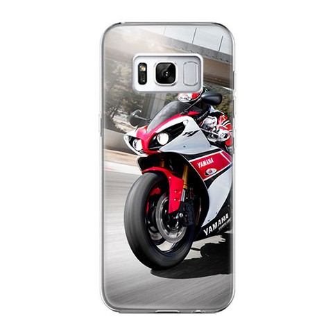 Etui na telefon Samsung Galaxy S8 Plus - motocykl ścigacz.