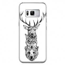 Etui na telefon Samsung Galaxy S8 Plus - władcy lasu.