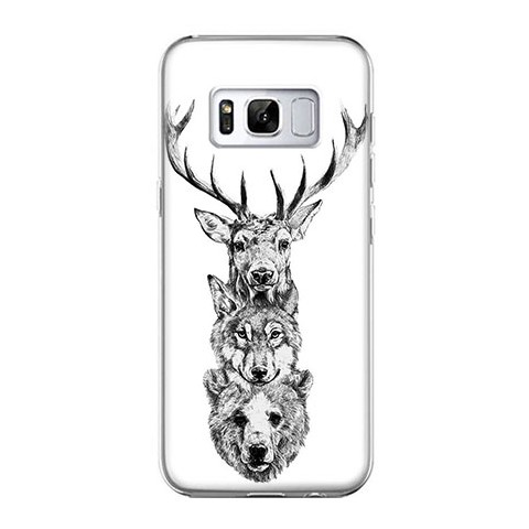 Etui na telefon Samsung Galaxy S8 Plus - władcy lasu.