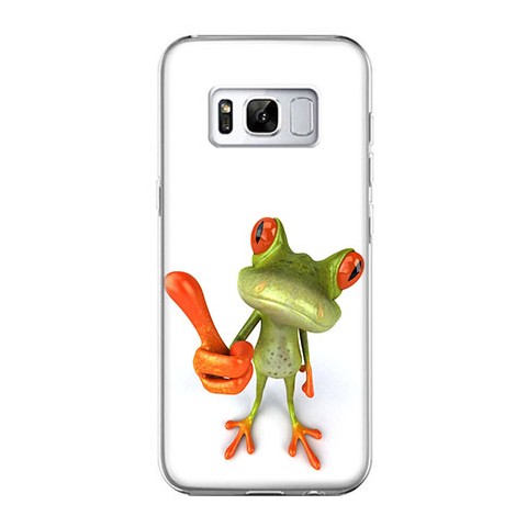 Etui na telefon Samsung Galaxy S8 Plus - zabawna żaba 3d.