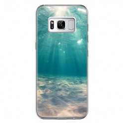 Etui na telefon Samsung Galaxy S8 Plus - krajobraz pod wodą.