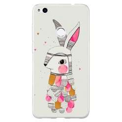 Etui na telefon Huawei P9 Lite 2017 - kolorowy królik.