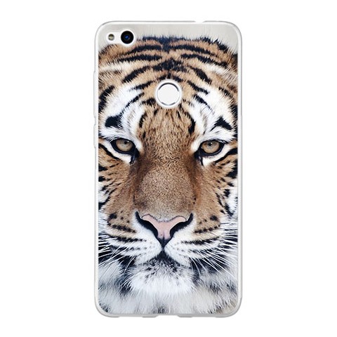 Etui na telefon Huawei P9 Lite 2017 - biały tygrys.