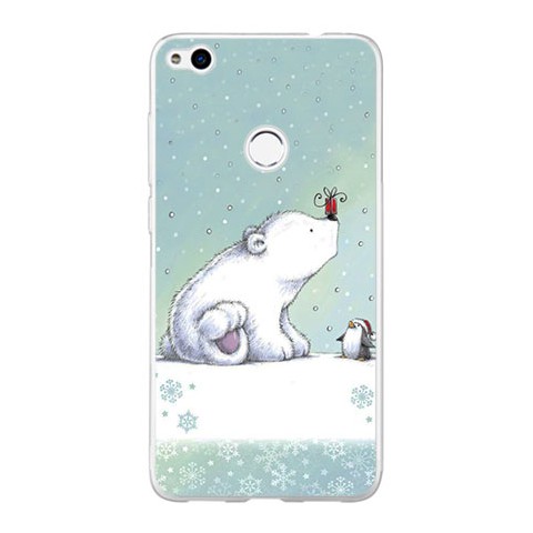 Etui na telefon Huawei P9 Lite 2017 - polarne zwierzaki.