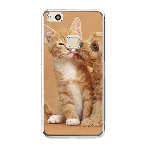 Etui na telefon Huawei P10 Lite - zakochane szczeniaki.