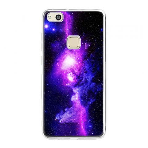 Etui na telefon Huawei P10 Lite - fioletowa galaktyka.