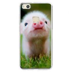 Etui na telefon Huawei P10 Lite - mała świnka.