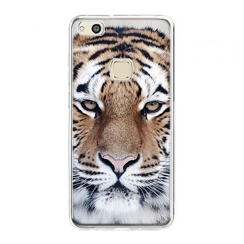 Etui na telefon Huawei P10 Lite - biały tygrys.