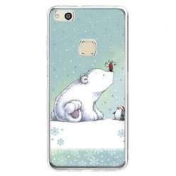 Etui na telefon Huawei P10 Lite - polarne zwierzaki.