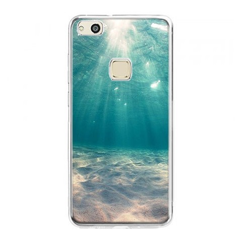 Etui na telefon Huawei P10 Lite - krajobraz pod wodą.