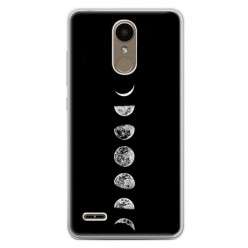 Etui na telefon LG K10 2017 - fazy księżyca.