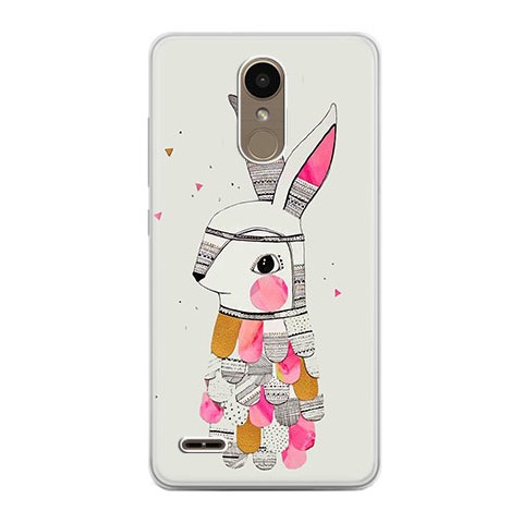 Etui na telefon LG K10 2017 - kolorowy królik.