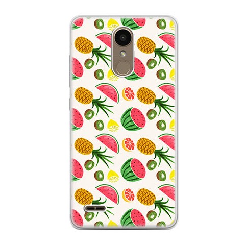 Etui na telefon LG K10 2017 - arbuzy i ananasy.