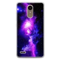 Etui na telefon LG K10 2017 - fioletowa galaktyka.