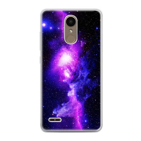 Etui na telefon LG K10 2017 - fioletowa galaktyka.