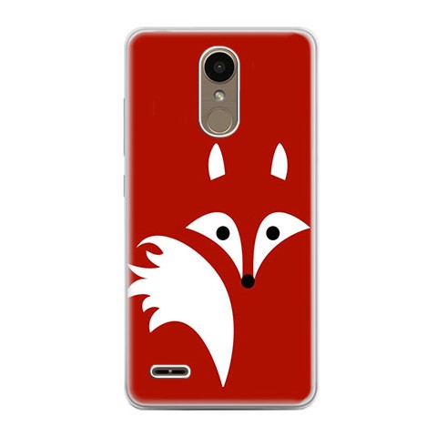 Etui na telefon LG K10 2017 - czerwony lisek.