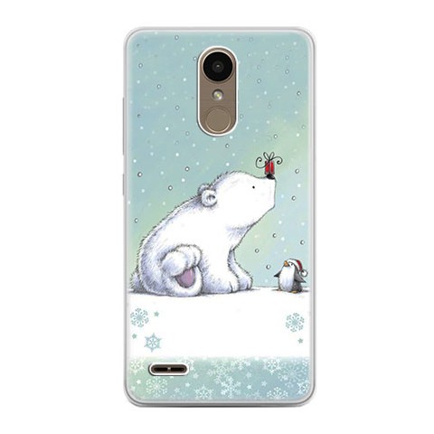 Etui na telefon LG K10 2017 - polarne zwierzaki.