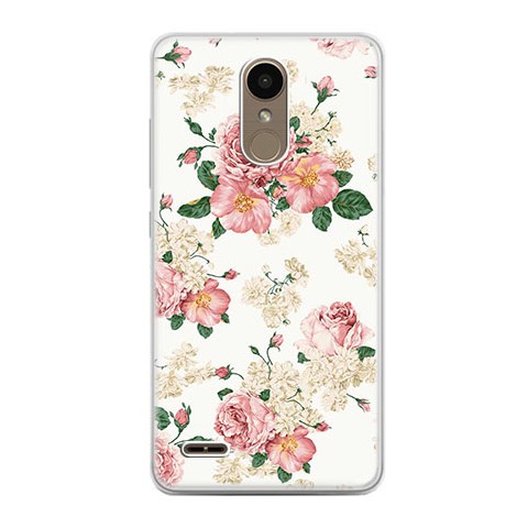 Etui na telefon LG K10 2017 - kolorowe polne kwiaty.