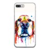 Apple iPhone 8 Plus - silikonowe etui na telefon - Pies labrador watercolor.