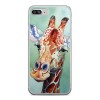 Apple iPhone 8 Plus - silikonowe etui na telefon - Żyrafa watercolor.