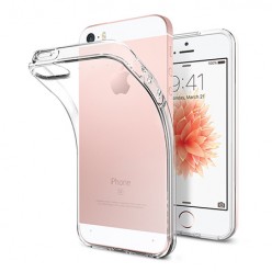 iPhone 5 / 5s- silikonowe etui na telefon slim case - przezroczyste.