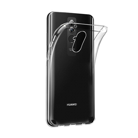 Huawei Mate 20 Lite - silikonowe etui na telefon Clear Case - przezroczyste.
