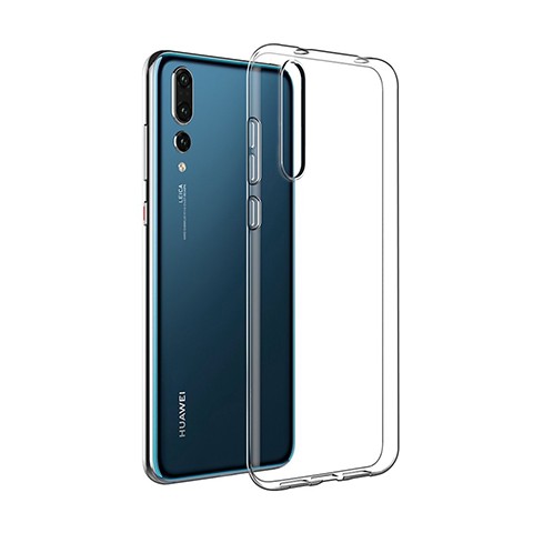 Huawei P20 Pro - silikonowe etui na telefon Clear Case - przezroczyste.