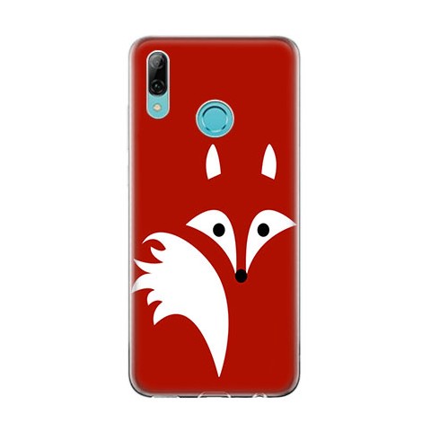 Huawei P Smart 2019 - silikonowe etui na telefon - Czerwony lisek.