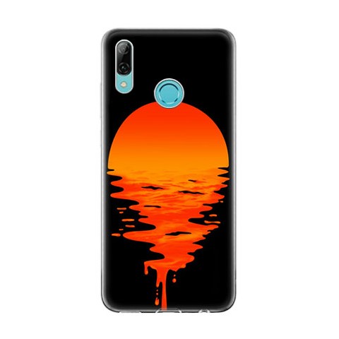 Huawei P Smart 2019 - silikonowe etui na telefon - Zachodzące słońce.