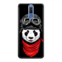 Huawei Mate 10 Lite - silikonowe etui na telefon - Panda w czapce.