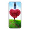 Huawei Mate 10 Lite - silikonowe etui na telefon - Serce z drzewa.
