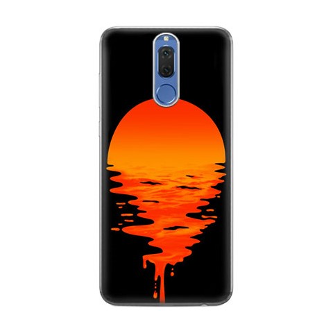 Huawei Mate 10 Lite - silikonowe etui na telefon - Zachodzące słońce.