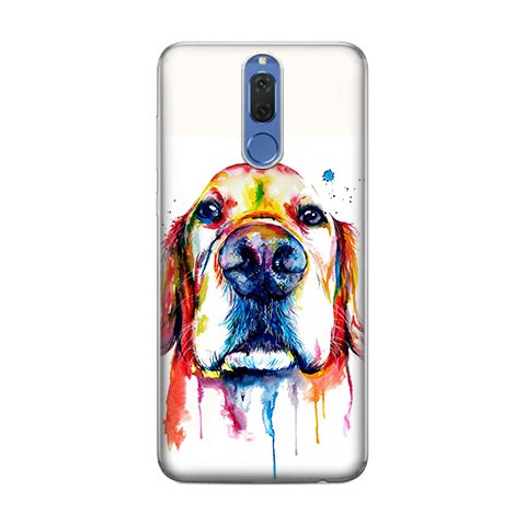 Huawei Mate 10 Lite - silikonowe etui na telefon - Pies labrador watercolor.
