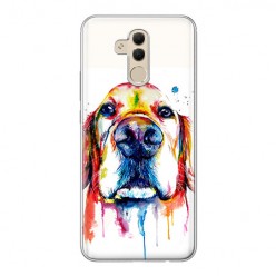 Huawei Mate 20 Lite - silikonowe etui na telefon - Pies labrador watercolor.