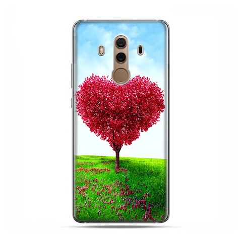 Huawei Mate 10 Pro - silikonowe etui na telefon - Serce z drzewa.