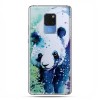 Huawei Mate 20 - silikonowe etui na telefon - Miś panda watercolor.