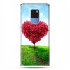Huawei Mate 20 - silikonowe etui na telefon - Serce z drzewa.