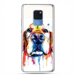 Huawei Mate 20 - silikonowe etui na telefon - Pies labrador watercolor.